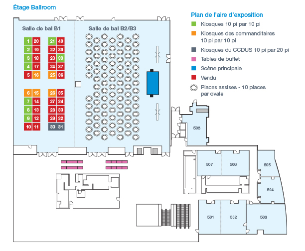 IOS 2025 Exhibit Hall Map